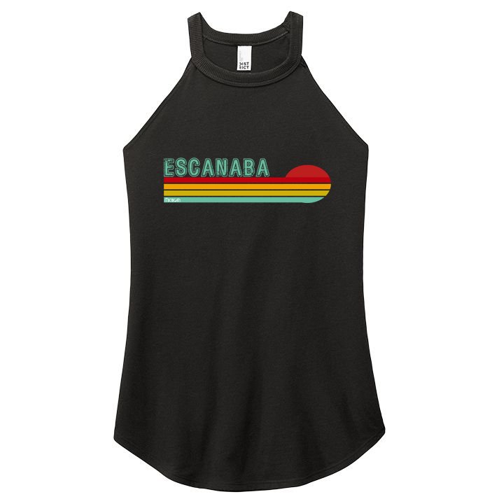 Escanaba Michigan Women's Perfect Tri Rocker Tank