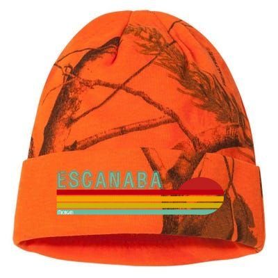 Escanaba Michigan Kati Licensed 12" Camo Beanie