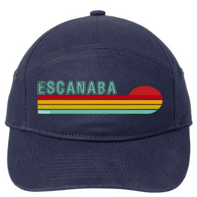 Escanaba Michigan 7-Panel Snapback Hat