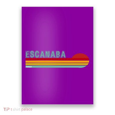 Escanaba Michigan Poster