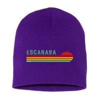 Escanaba Michigan Short Acrylic Beanie