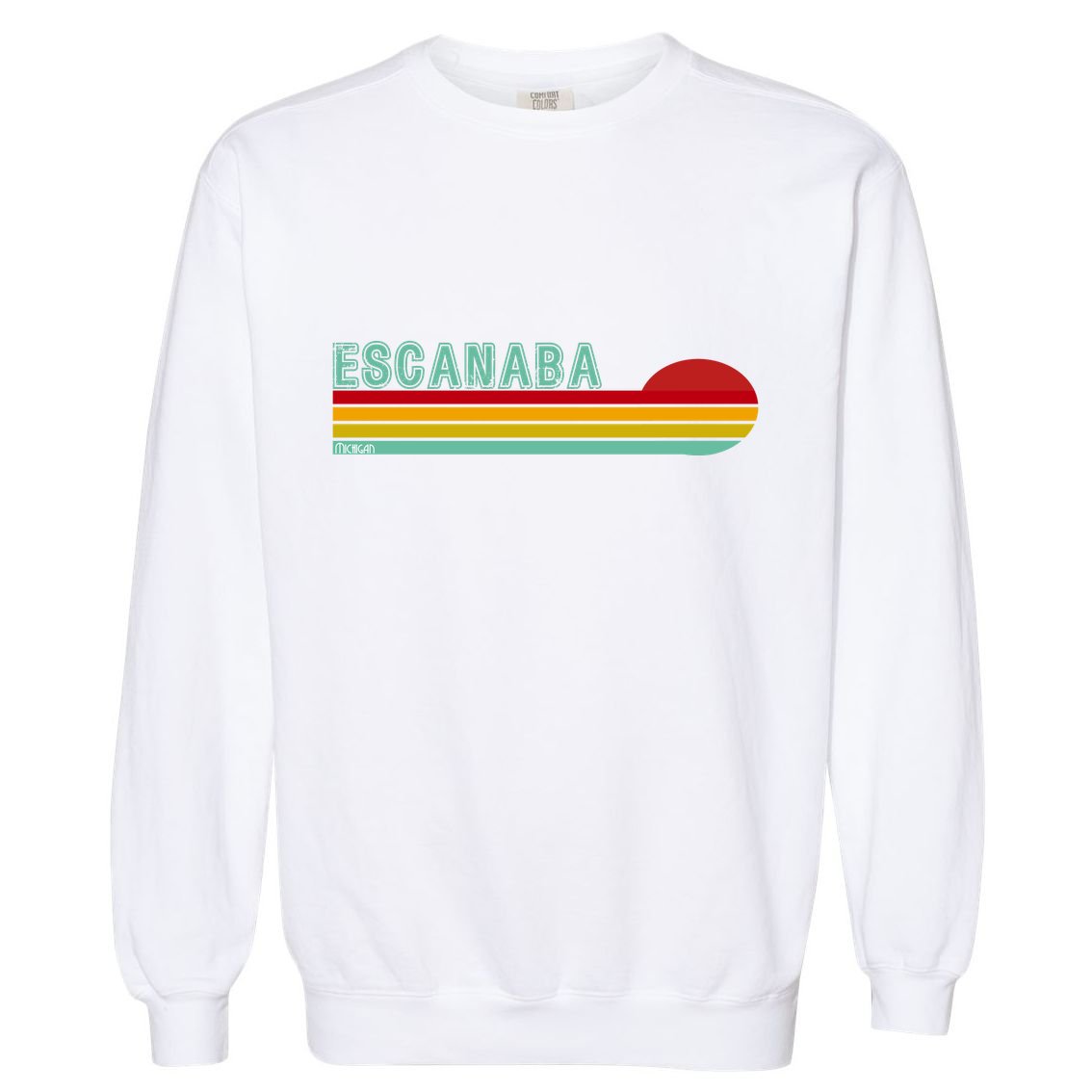 Escanaba Michigan Garment-Dyed Sweatshirt