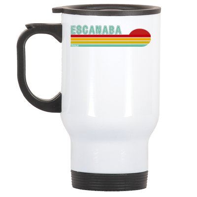 Escanaba Michigan Stainless Steel Travel Mug