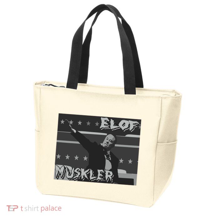 Elof Muskler Zip Tote Bag