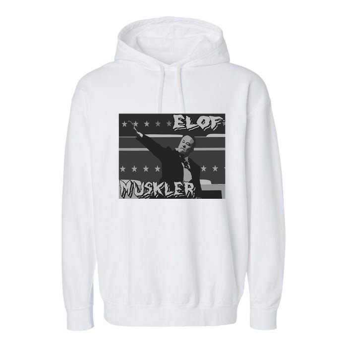Elof Muskler Garment-Dyed Fleece Hoodie