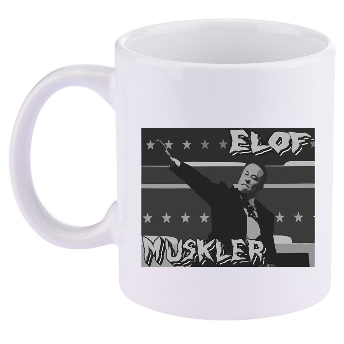 Elof Muskler 11oz C Handle Ceramic Mug