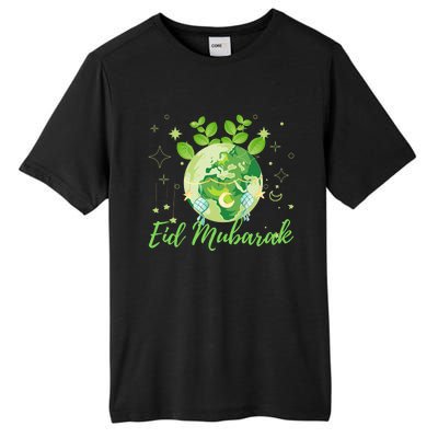 Eid Mubarak Earth Day Design Gift Tall Fusion ChromaSoft Performance T-Shirt