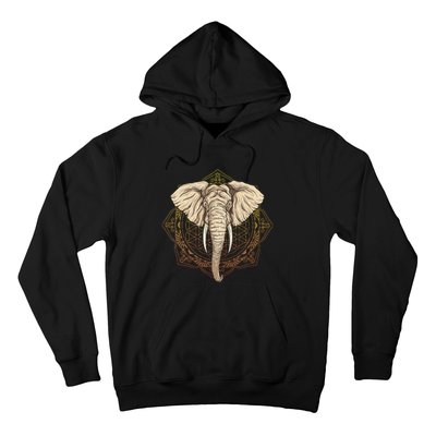 Elephant Mandala Hoodie