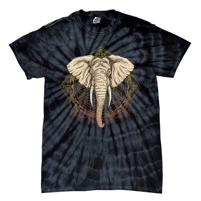 Elephant Mandala Tie-Dye T-Shirt