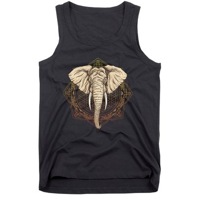 Elephant Mandala Tank Top