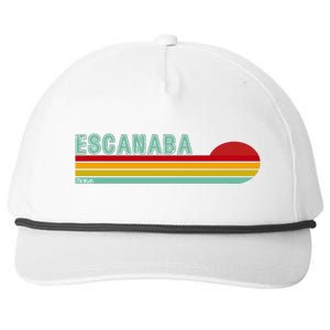 Escanaba Michigan Snapback Five-Panel Rope Hat