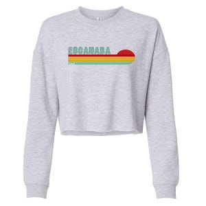 Escanaba Michigan Cropped Pullover Crew