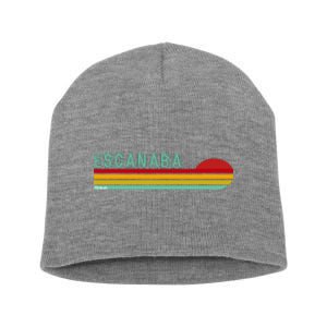 Escanaba Michigan Short Acrylic Beanie