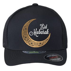 Eid Mubarak Eid Al Fitr Islamic Holidays Muslim Great Gift Flexfit Unipanel Trucker Cap