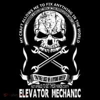 Elevator Mechanic Flexfit Unipanel Trucker Cap