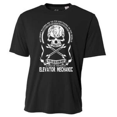 Elevator Mechanic Cooling Performance Crew T-Shirt