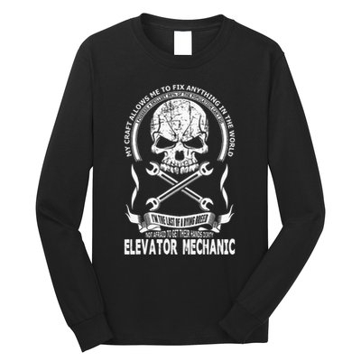 Elevator Mechanic Long Sleeve Shirt