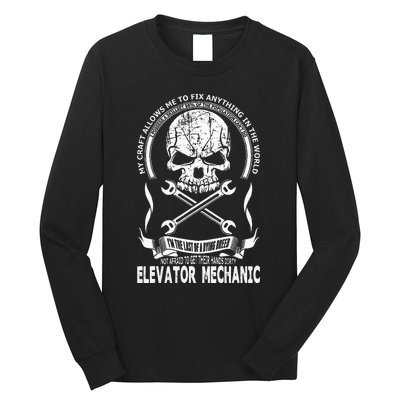 Elevator Mechanic Long Sleeve Shirt