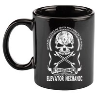 Elevator Mechanic 11oz C Handle Ceramic Mug