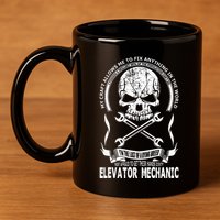 Elevator Mechanic 11oz C Handle Ceramic Mug