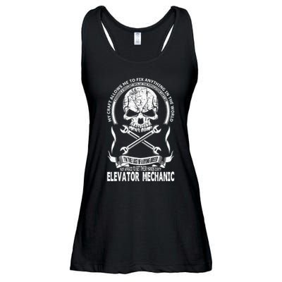 Elevator Mechanic Ladies Essential Flowy Tank