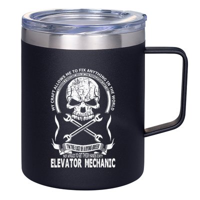 Elevator Mechanic 12oz Stainless Steel Coffee Mug