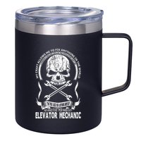 Elevator Mechanic 12oz Stainless Steel Coffee Mug