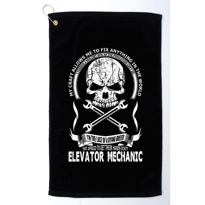 Elevator Mechanic Golf Towel