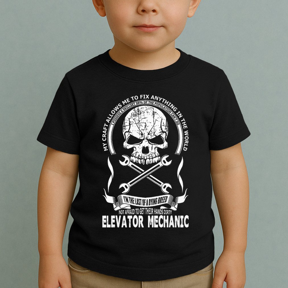 Elevator Mechanic Toddler T-Shirt