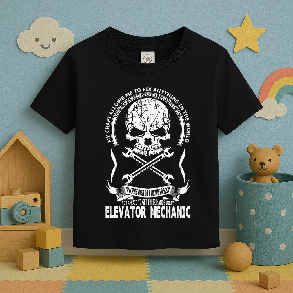 Elevator Mechanic Toddler T-Shirt