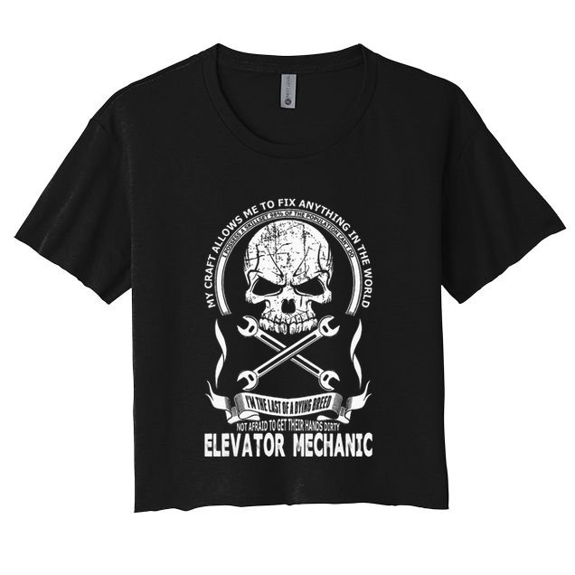 Elevator Mechanic Crop Top