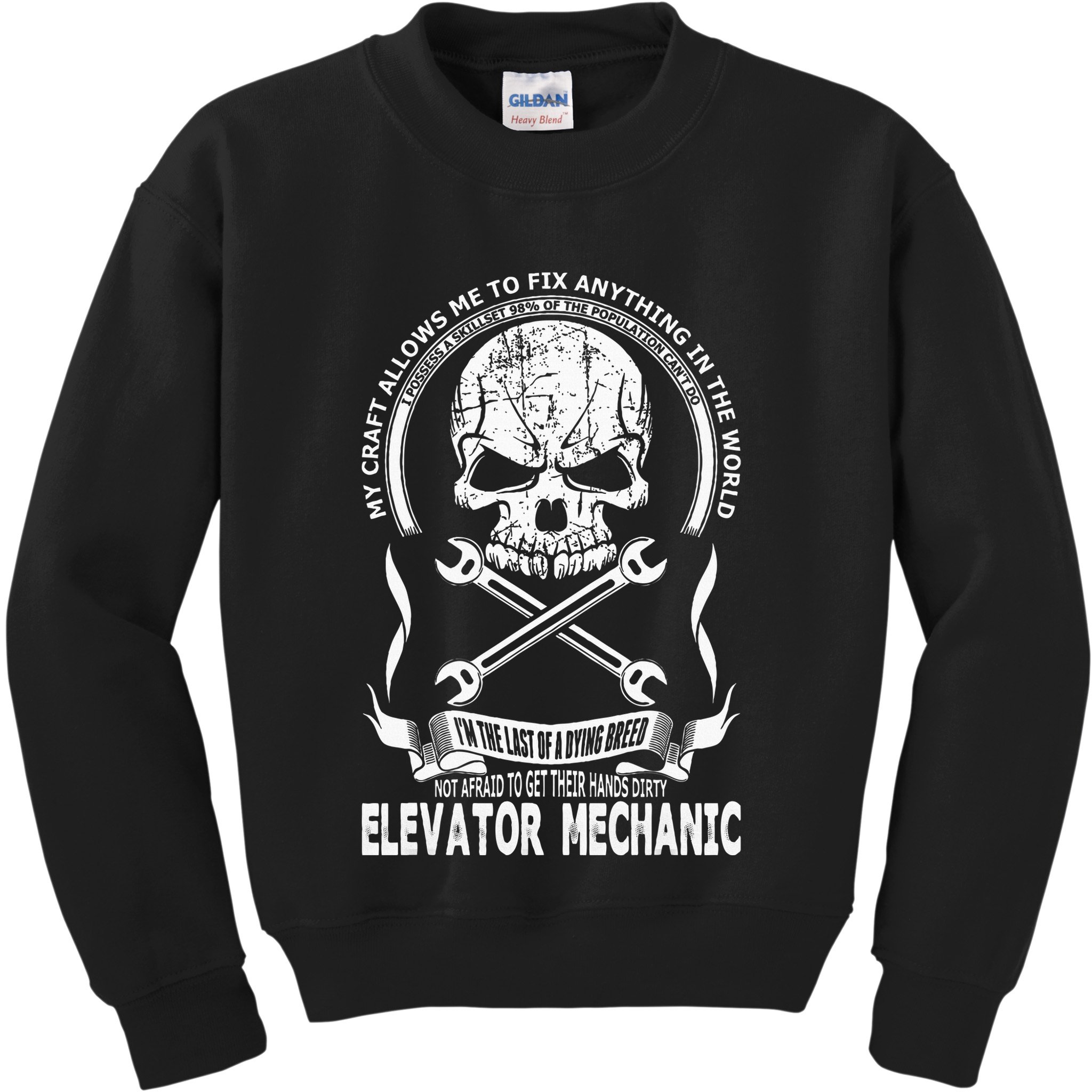 Elevator Mechanic Kids Sweatshirt