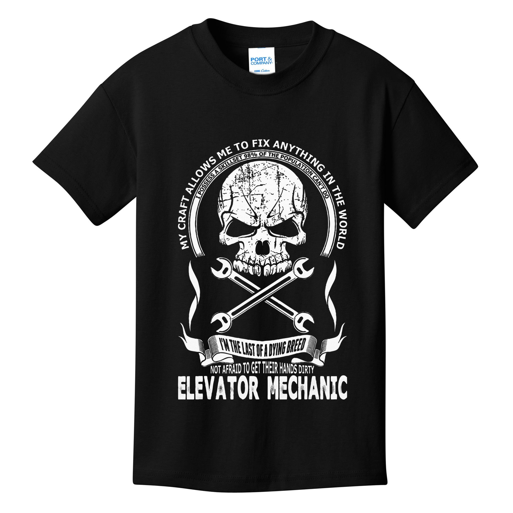 Elevator Mechanic Kids T-Shirt