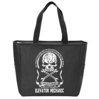 Elevator Mechanic Zip Tote Bag