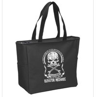 Elevator Mechanic Zip Tote Bag