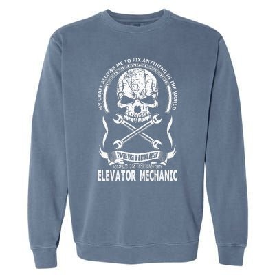 Elevator Mechanic Garment-Dyed Sweatshirt