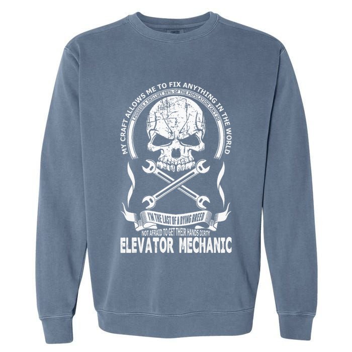 Elevator Mechanic Garment-Dyed Sweatshirt