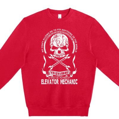 Elevator Mechanic Premium Crewneck Sweatshirt