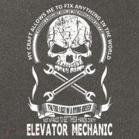 Elevator Mechanic Cotton Canvas Backpack