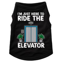 Elevator Mechanic Engineer Funny Elevators Lovers Take Ride Doggie Tank