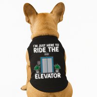 Elevator Mechanic Engineer Funny Elevators Lovers Take Ride Doggie Tank