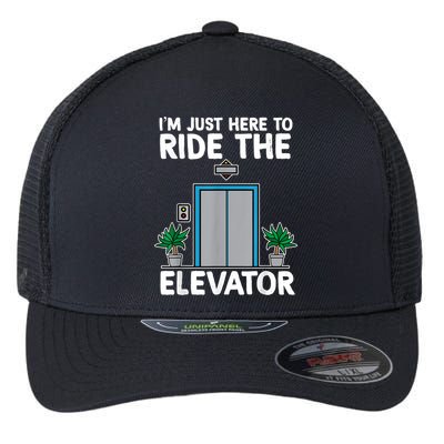 Elevator Mechanic Engineer Funny Elevators Lovers Take Ride Flexfit Unipanel Trucker Cap