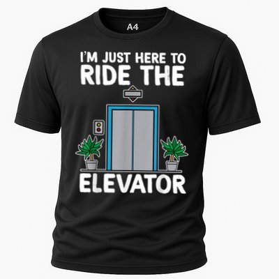 Elevator Mechanic Engineer Funny Elevators Lovers Take Ride Performance Shirt
