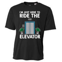 Elevator Mechanic Engineer Funny Elevators Lovers Take Ride Cooling Performance Crew T-Shirt