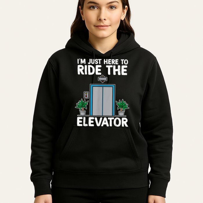 Elevator Mechanic Engineer Funny Elevators Lovers Take Ride Hoodie