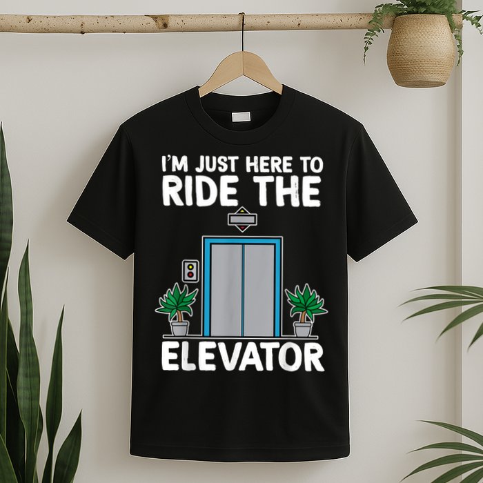 Elevator Mechanic Engineer Funny Elevators Lovers Take Ride T-Shirt