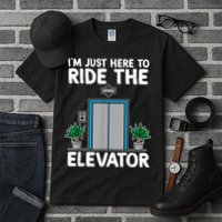 Elevator Mechanic Engineer Funny Elevators Lovers Take Ride Tall T-Shirt