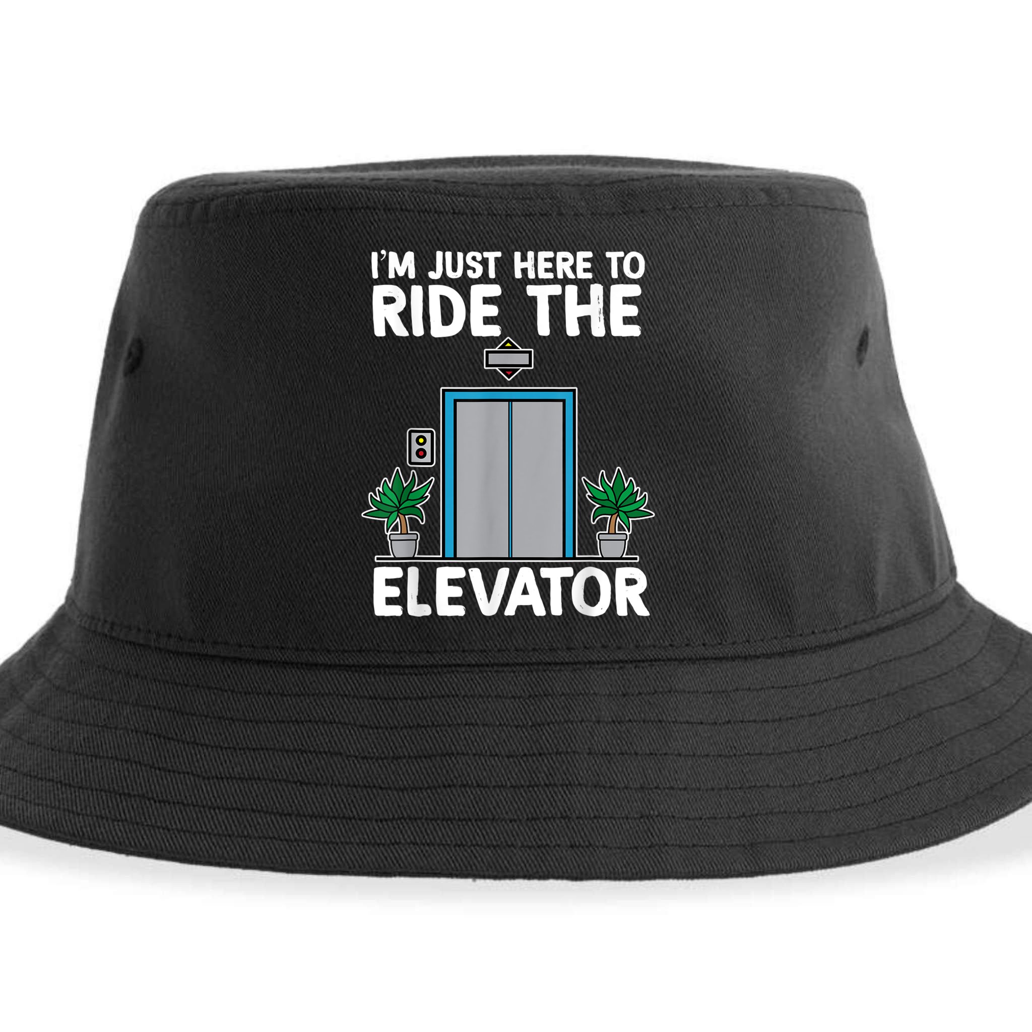 Elevator Mechanic Engineer Funny Elevators Lovers Take Ride Sustainable Bucket Hat