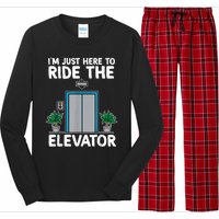 Elevator Mechanic Engineer Funny Elevators Lovers Take Ride Long Sleeve Pajama Set