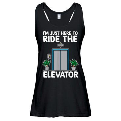 Elevator Mechanic Engineer Funny Elevators Lovers Take Ride Ladies Essential Flowy Tank